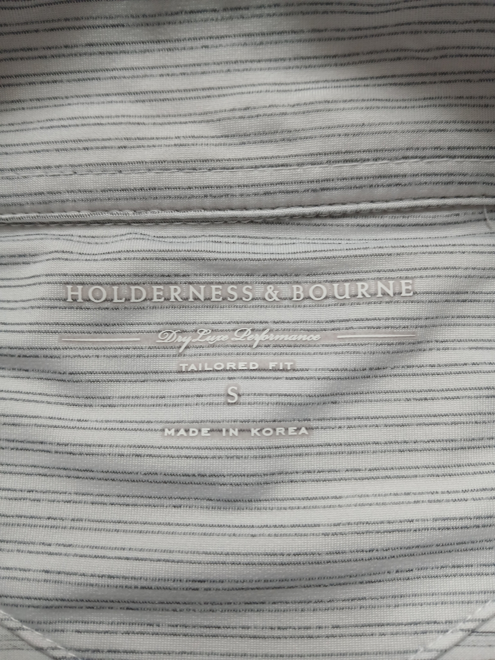Holderness & Bourne Men's S 1/4 Zip Pullover White And Grey Ko Olina Golf Course - Picture 5 of 11